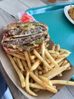 Philly Cheese Patty Melt  at The Veggie in Madison