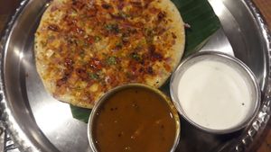 Uttapam at Chana Masala in Koh Phangan