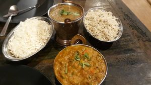 Delicious vegan curries at Chana Masala in Koh Phangan