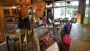 inside at Chana Masala in Koh Phangan