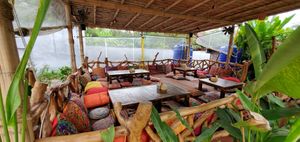 Outdoor seating at Chana Masala in Koh Phangan