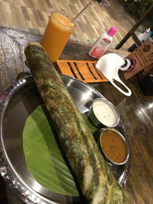 Palak dosa  at Chana Masala in Koh Phangan