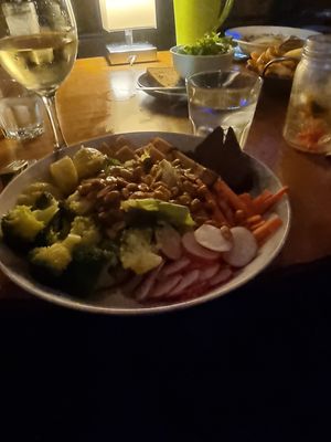 Salad at The 13th Note in Glasgow