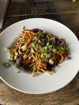 Singapore chilli noodles   at The 13th Note in Glasgow