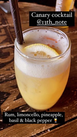 Canary cocktail   at The 13th Note in Glasgow