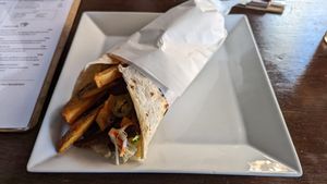Gyros at The 13th Note in Glasgow