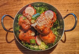 Crispy Korean Cauliflower (9/10) at The 13th Note in Glasgow