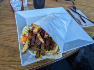 Gyros at The 13th Note in Glasgow
