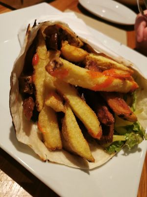 Gyros at The 13th Note in Glasgow
