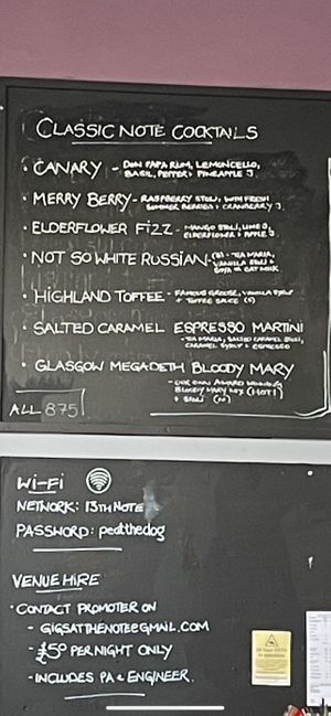   at The 13th Note in Glasgow