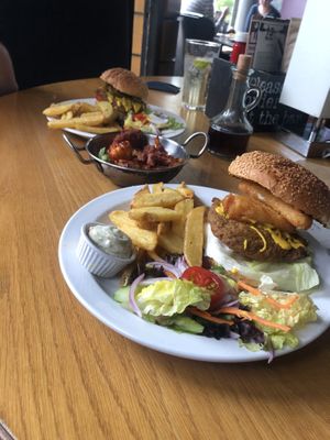 Burgers  at The 13th Note in Glasgow