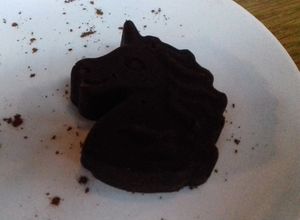 Chocolate fudge unicorn at The 13th Note in Glasgow