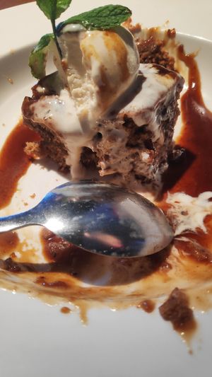 Served with vanilla ice cream at The 13th Note in Glasgow