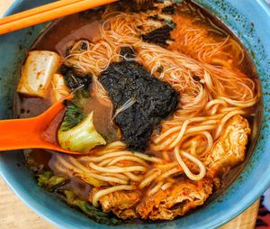 Spicy noodle at  Fatty Mama 肥妈家乡素食 in Ipoh