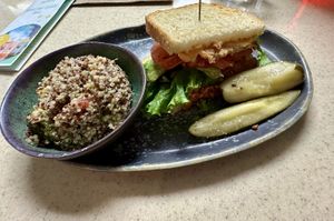 Half FLTA and quinoa salad   at Great Full Gardens - South in Reno