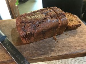 Banana bread (vegan)  at One Sixty in Burnley