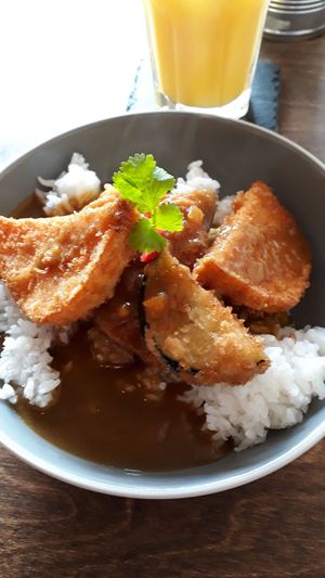 Vegan Katsu Curry at One Sixty in Burnley
