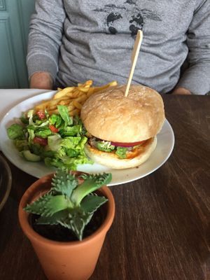 Chkn burger  at One Sixty in Burnley