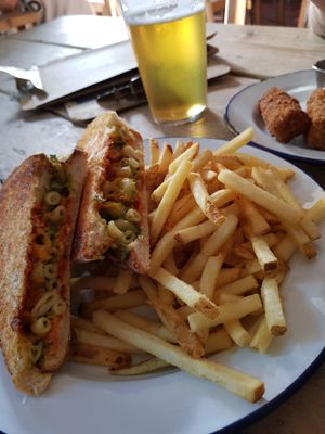 Sandwich at The Blacksmith & The Toffeemaker in London