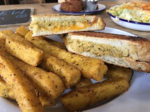 Tuna melt toastie at The Blacksmith & The Toffeemaker in London