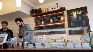Counter at Estate Office Coffee in South West London