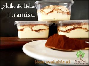 The real homemade Italian Tiramisu with guaranteed taste!   at Veg-Out in Amsterdam