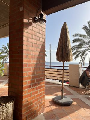 Uma parte da vista #Veganuary at Aloha Cafe in Sesimbra