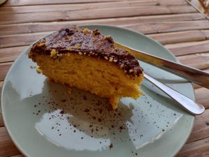 Dessert of the day at Aloha Cafe in Sesimbra