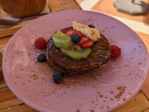 Pancakes (brunch) at Aloha Cafe in Sesimbra