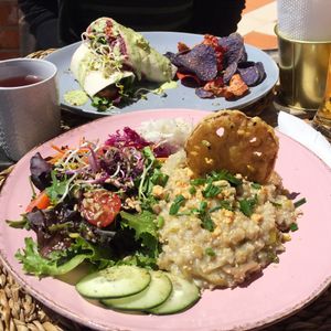 Dish of the day; wrap  at Aloha Cafe in Sesimbra