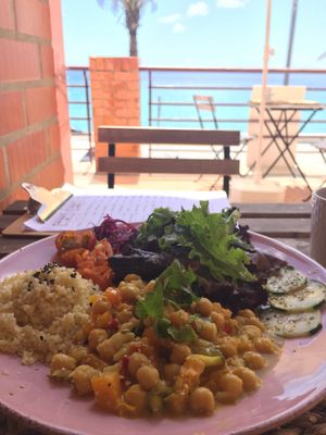 Dish of the day at Aloha Cafe in Sesimbra