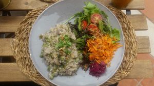 Rissoto at Aloha Cafe in Sesimbra