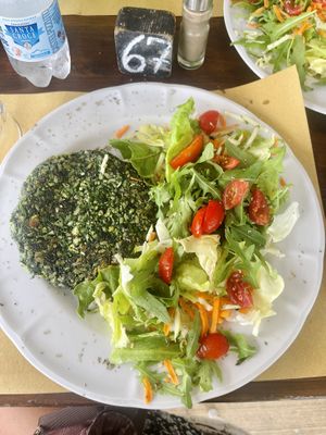 So called "vegan tofu burger"   at Amico Bio - Spartacus Arena in Santa Maria Capua Vetere