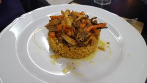 Fancy vegetable wok at Amico Bio - Spartacus Arena in Santa Maria Capua Vetere