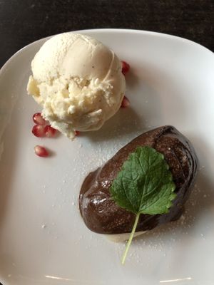 Yummy vegan desert. at Ramen Ya in Gothenburg