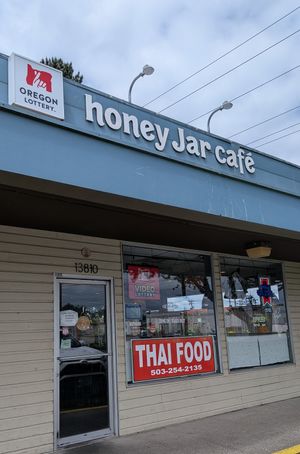 exterior at Honey Jar Cafe in Portland