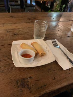 Spring rolls ✨ at Amituofo Vegan Cuisine in Brooklyn