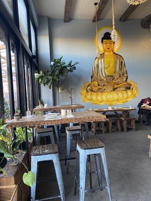 Ambience is amazing   at Amituofo Vegan Cuisine in Brooklyn