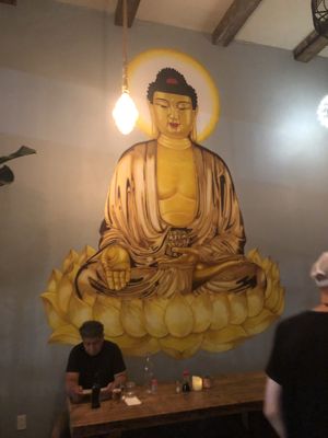 Interior design   at Amituofo Vegan Cuisine in Brooklyn