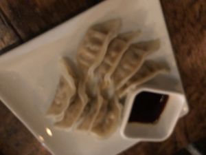 A14 kimchi dumplings   at Amituofo Vegan Cuisine in Brooklyn