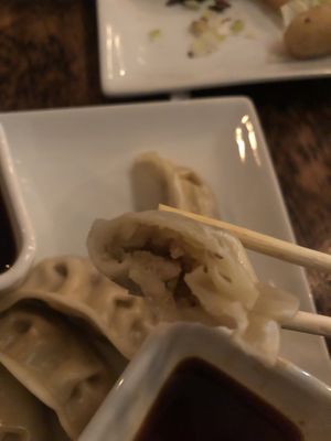 A2 vegetarian dumpling  at Amituofo Vegan Cuisine in Brooklyn