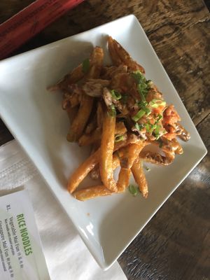 H3 Kimchi fries   at Amituofo Vegan Cuisine in Brooklyn