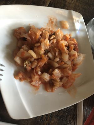 H4 kimchi   at Amituofo Vegan Cuisine in Brooklyn