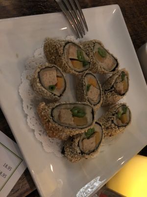 A11 sesame roll   at Amituofo Vegan Cuisine in Brooklyn