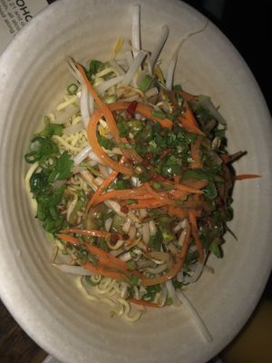 Cold rice noodle Dan Dan style  from 胖哥哥  at Amituofo Vegan Cuisine in Brooklyn