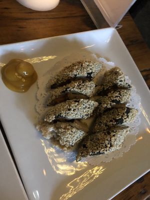A11 sesame roll   at Amituofo Vegan Cuisine in Brooklyn