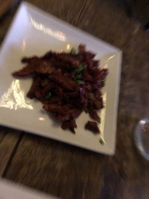 A6 barbeque “roasted pork”  at Amituofo Vegan Cuisine in Brooklyn