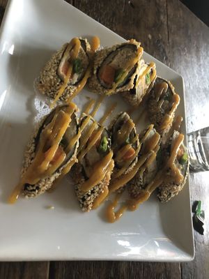 A11 sesame roll   at Amituofo Vegan Cuisine in Brooklyn