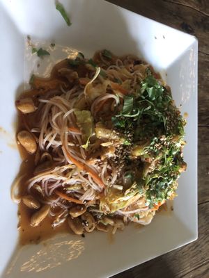 Cold noodle Dan Dan style   at Amituofo Vegan Cuisine in Brooklyn