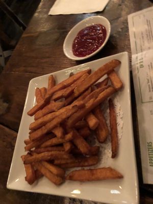 H2 yam fries   at Amituofo Vegan Cuisine in Brooklyn